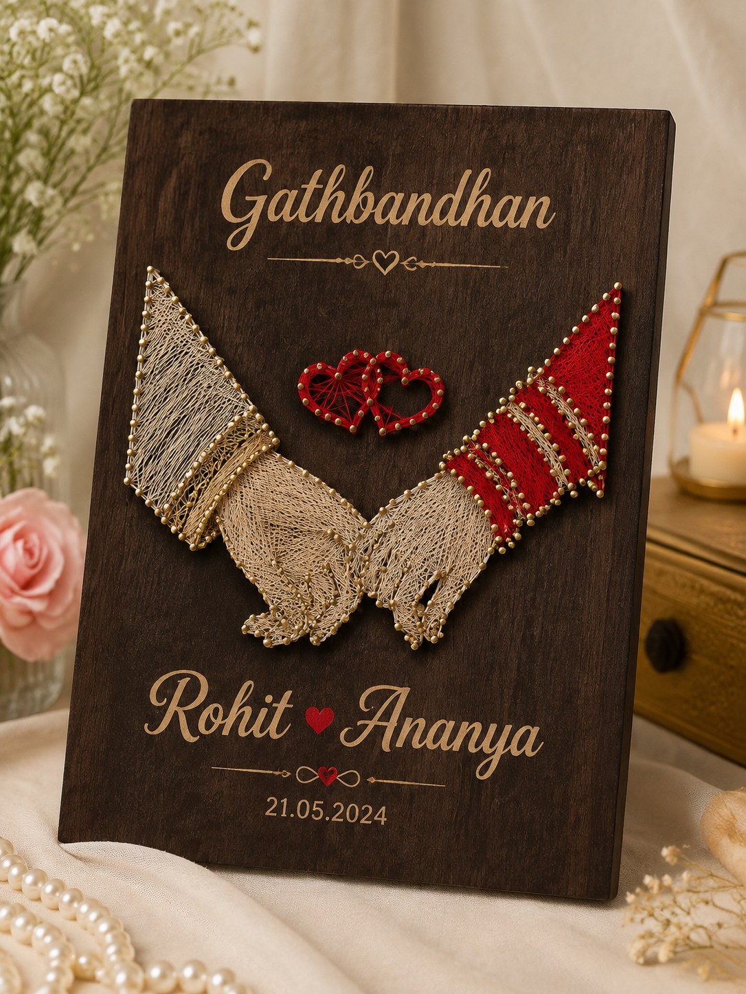 Gathbandhan String Art