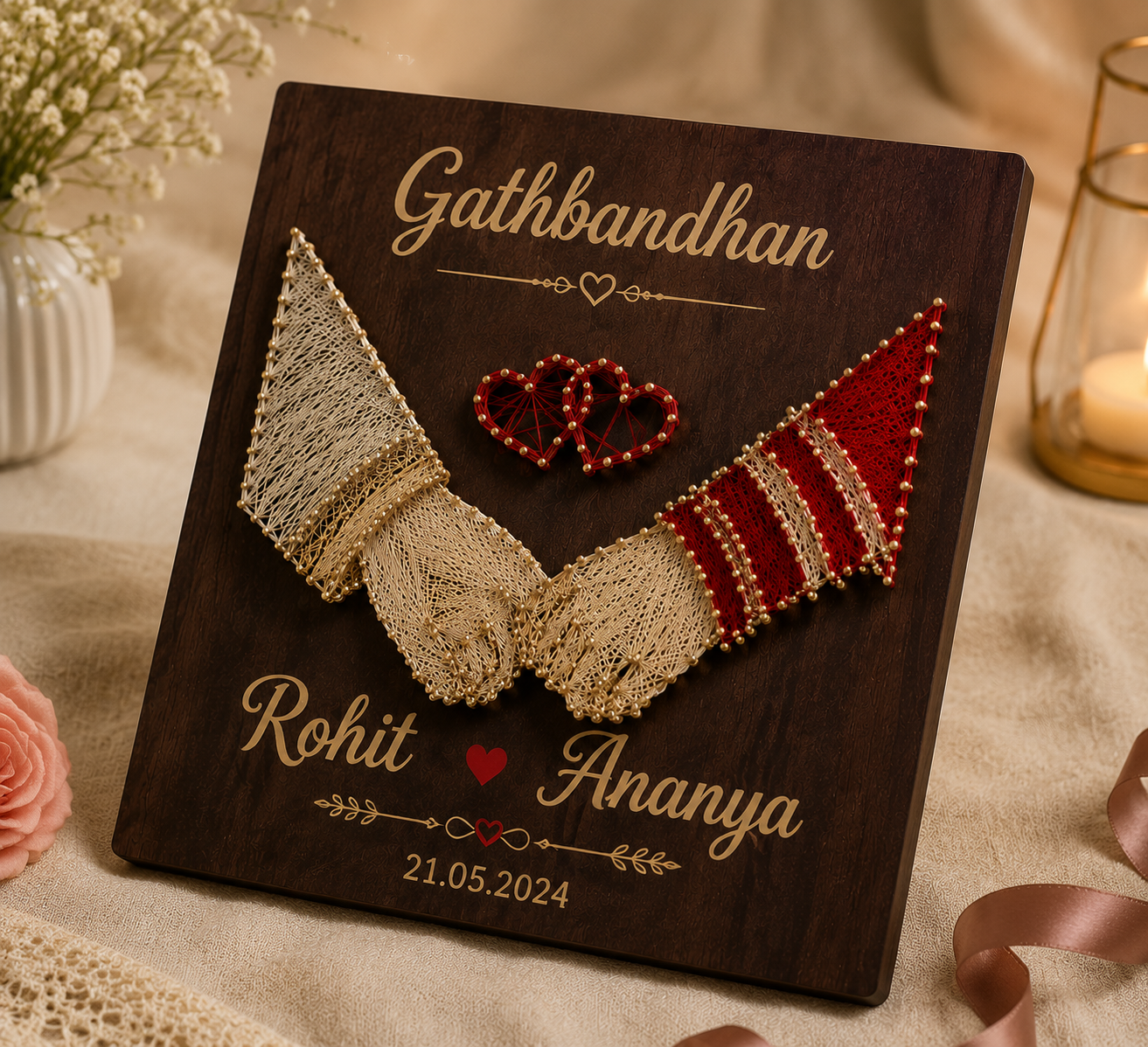 Gathbandhan String Art