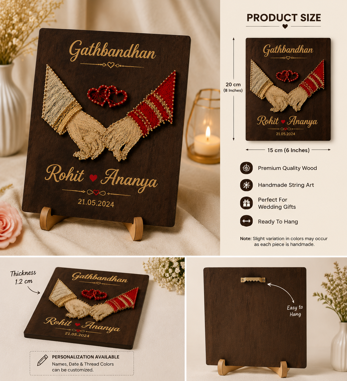 Gathbandhan String Art