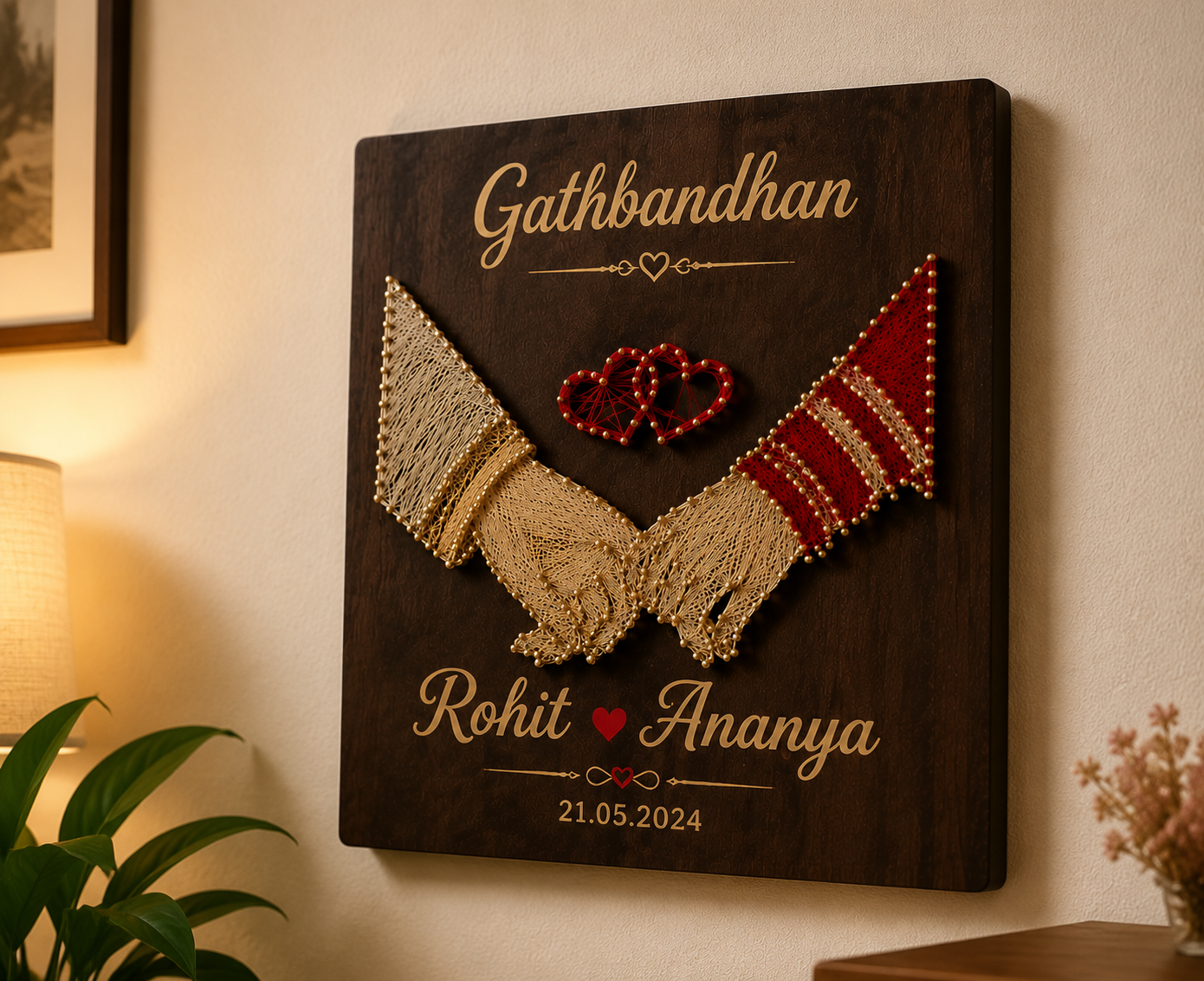 Gathbandhan String Art